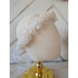 Wianek komunijny na głowę Kryształowa Niewinność